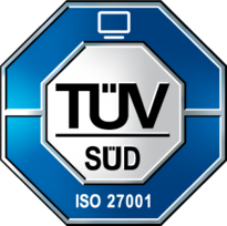 Logo TÜV Süd ISO/IEC 27001